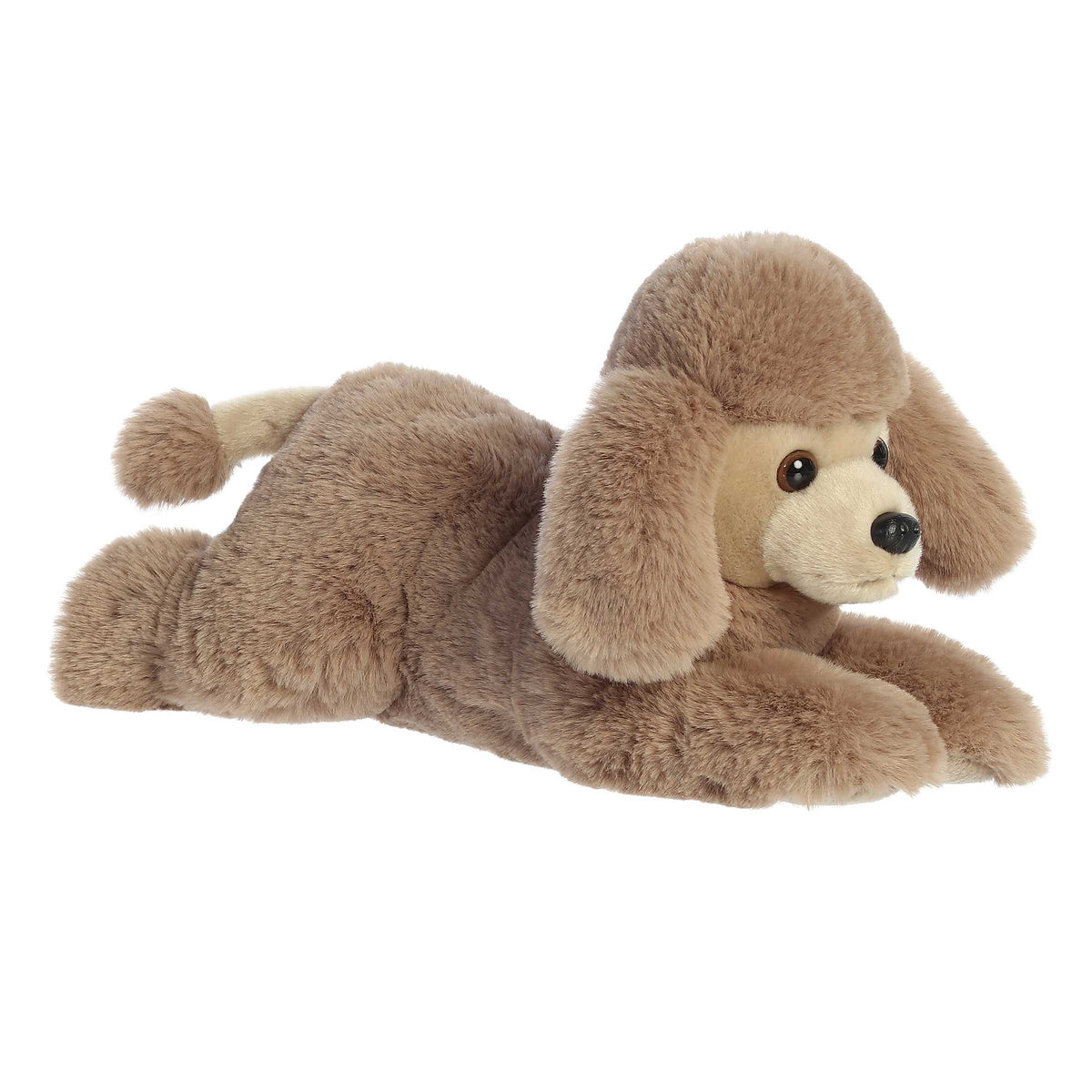 Graceful Flopsie Payton Poodle plush with plush coat and expressive face, offering elegance and warmth.