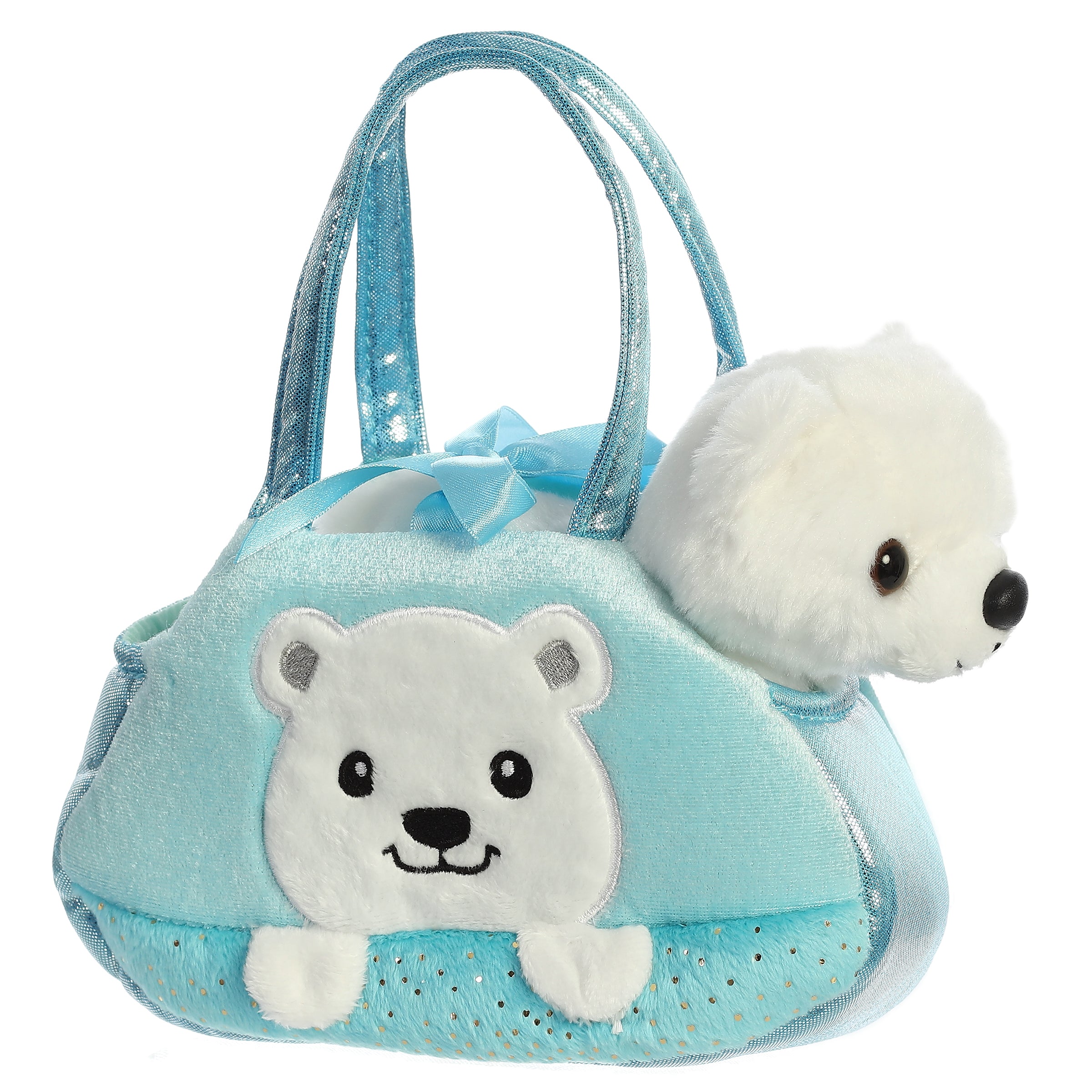 Aurora® - Fancy Pals™ - 7" Peek-A-Boo Polar Bear