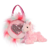 Aurora® - Fancy Pals™ - 5.5" Sparkle Heart Pink™ Llamacorn