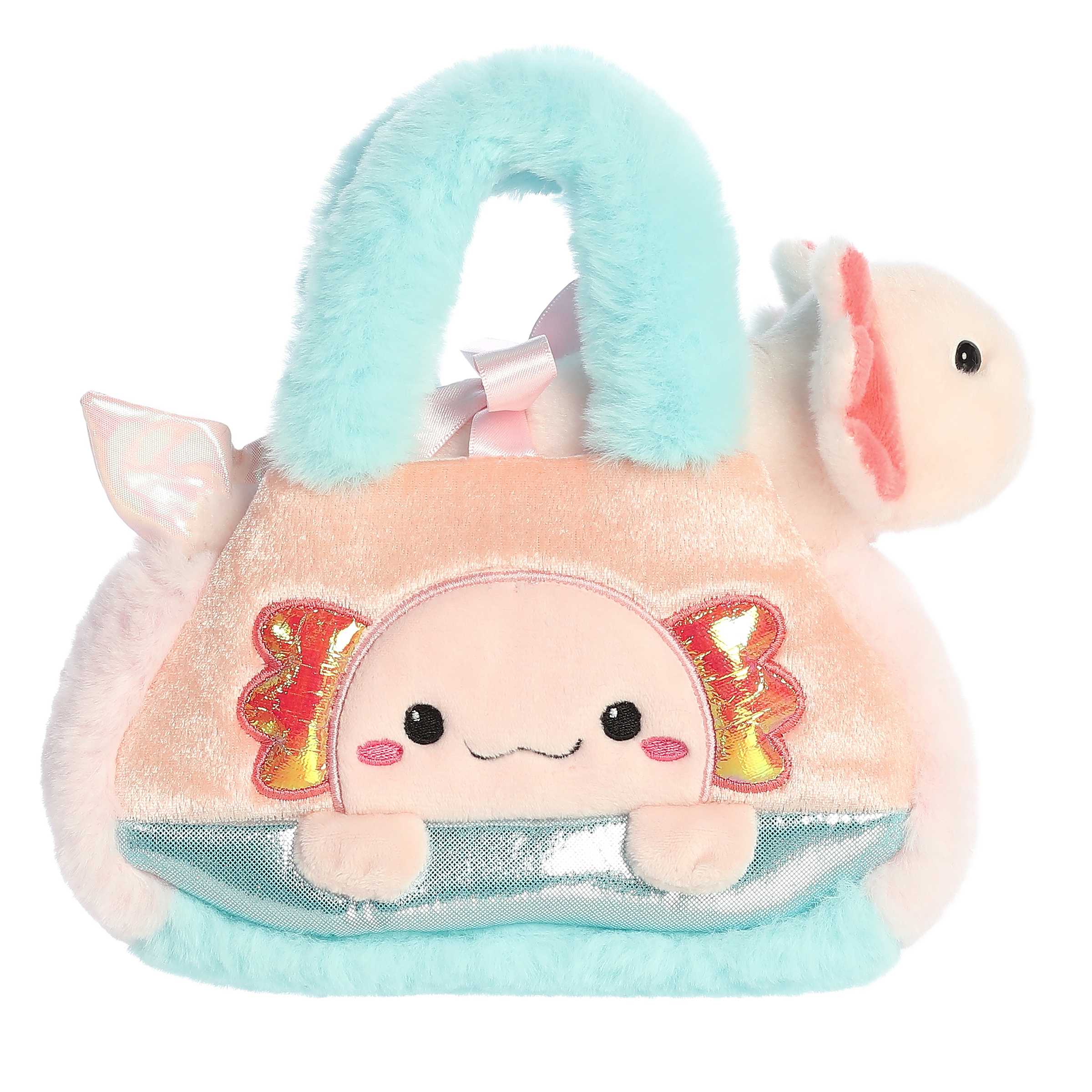 Aurora® - Fancy Pals™ - 7.5" Peek-A-Boo Axolotl™
