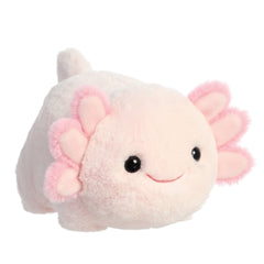 Axel Axolotl from the Spudsters collection by Aurora, featuring a lovable pink body with distinctive gills