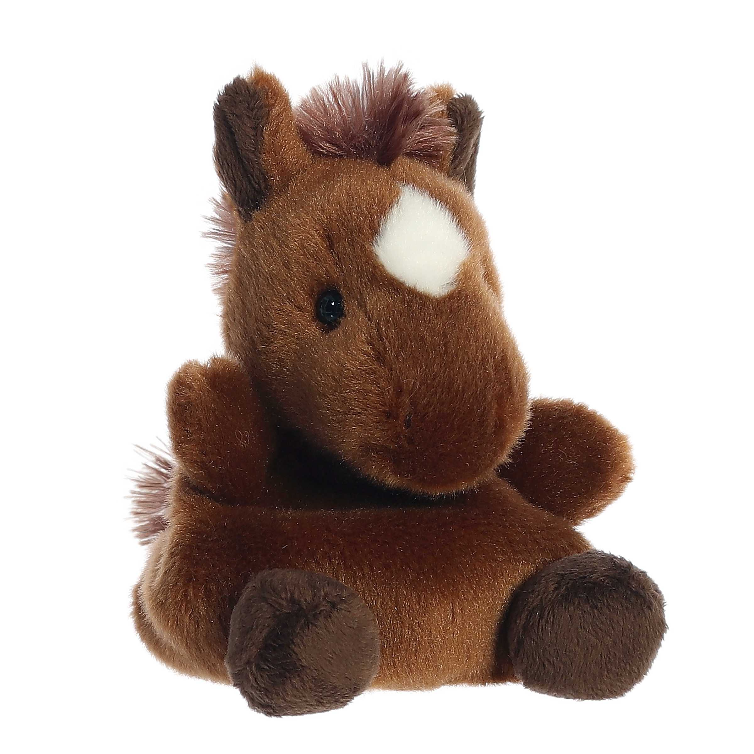 Aurora® - Palm Pals™ - 5" Truffle Brown Horse™