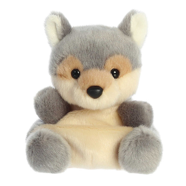 Lucian Wolf - Tiny Playful Palm Pals Stuffed animals - Aurora