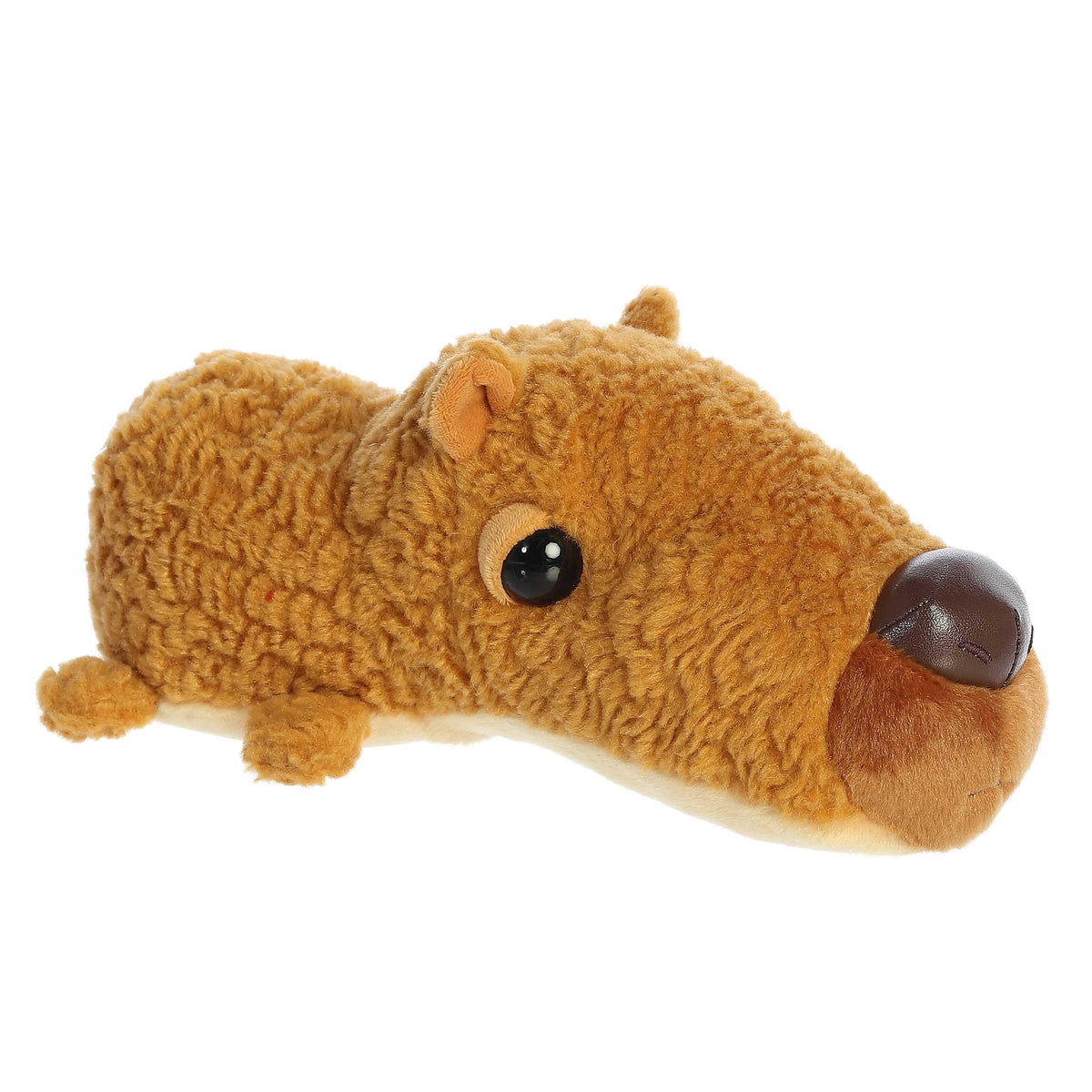 Cameron Capybara plush from Schnozzles, a brown plush with a distinctive snout