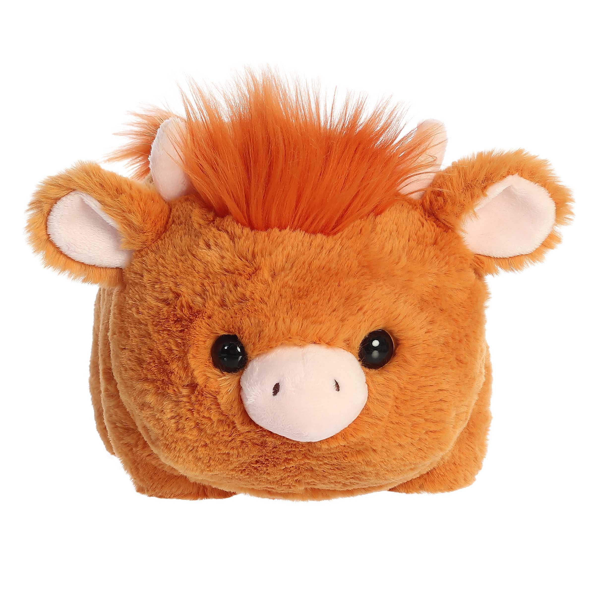 Stuffed Animal Highland Cow Plush 10 inch Realistic Cow Plush Toy Cuddly  Highland Cow Farm Decor Birthday Gift for Adults Kids 