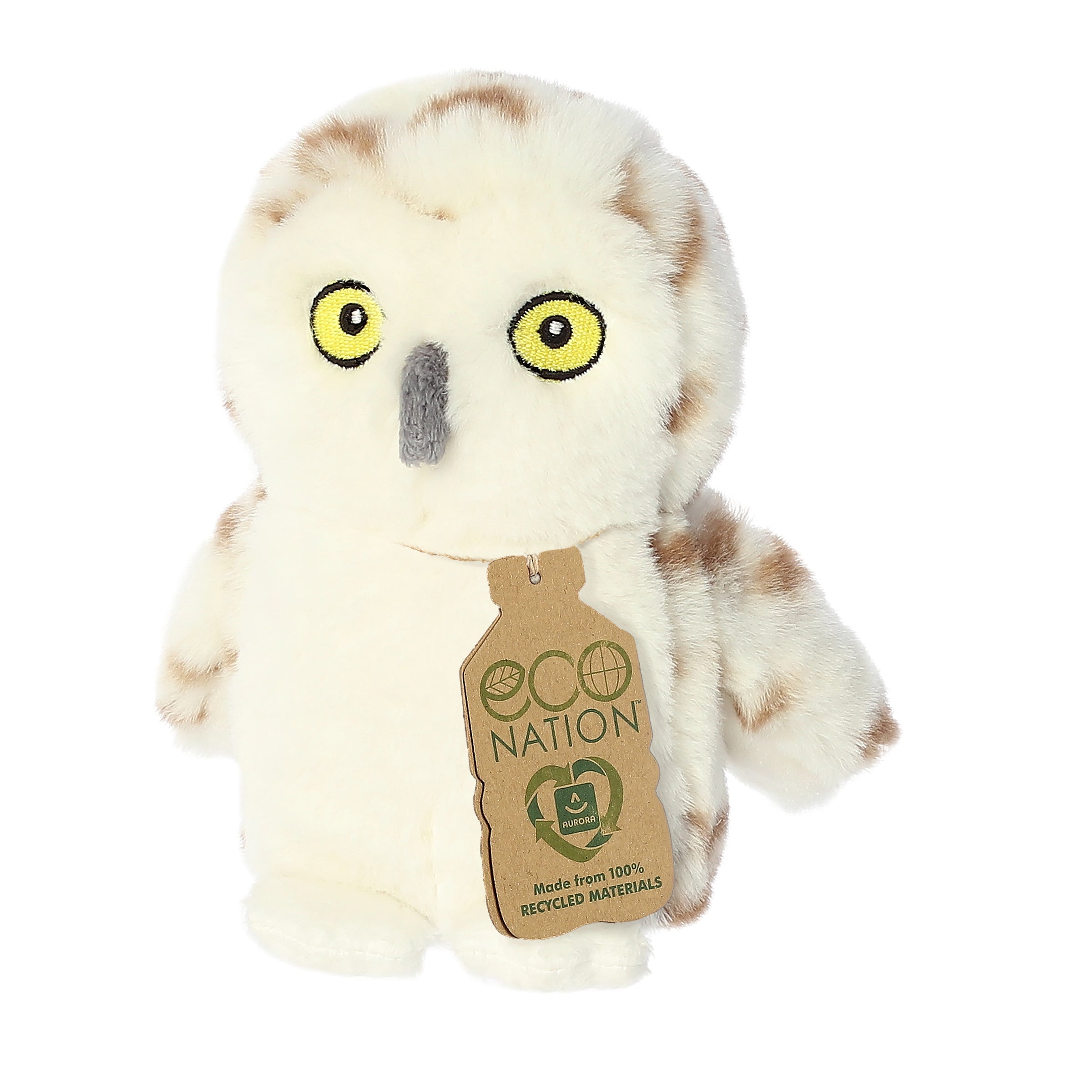 Owl Ã¢â‚¬â€œ Delightful Eco-Nation Stuffed Animals Ã¢â‚¬â€œ Aurora