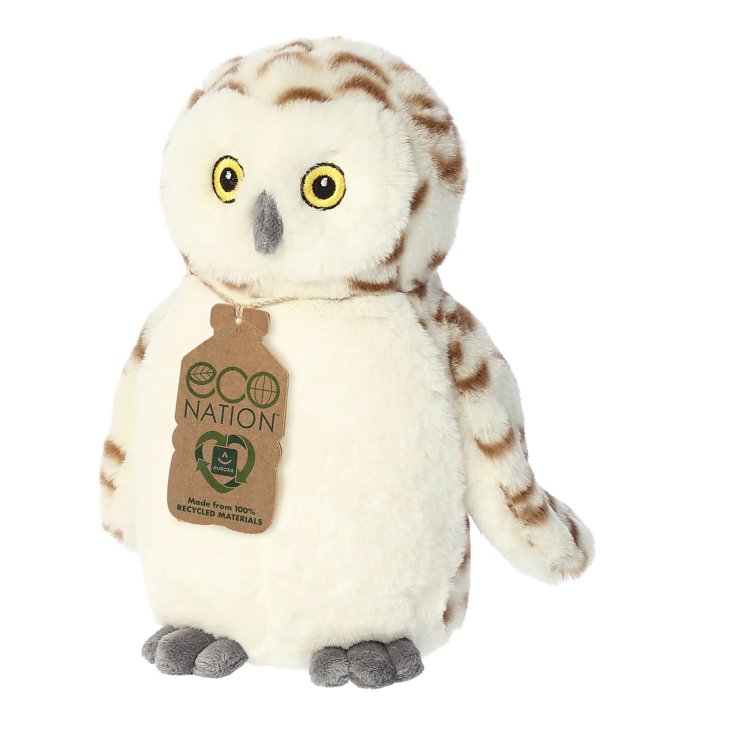 Aurora® - Eco Nation™ - 9" Snowy Owl