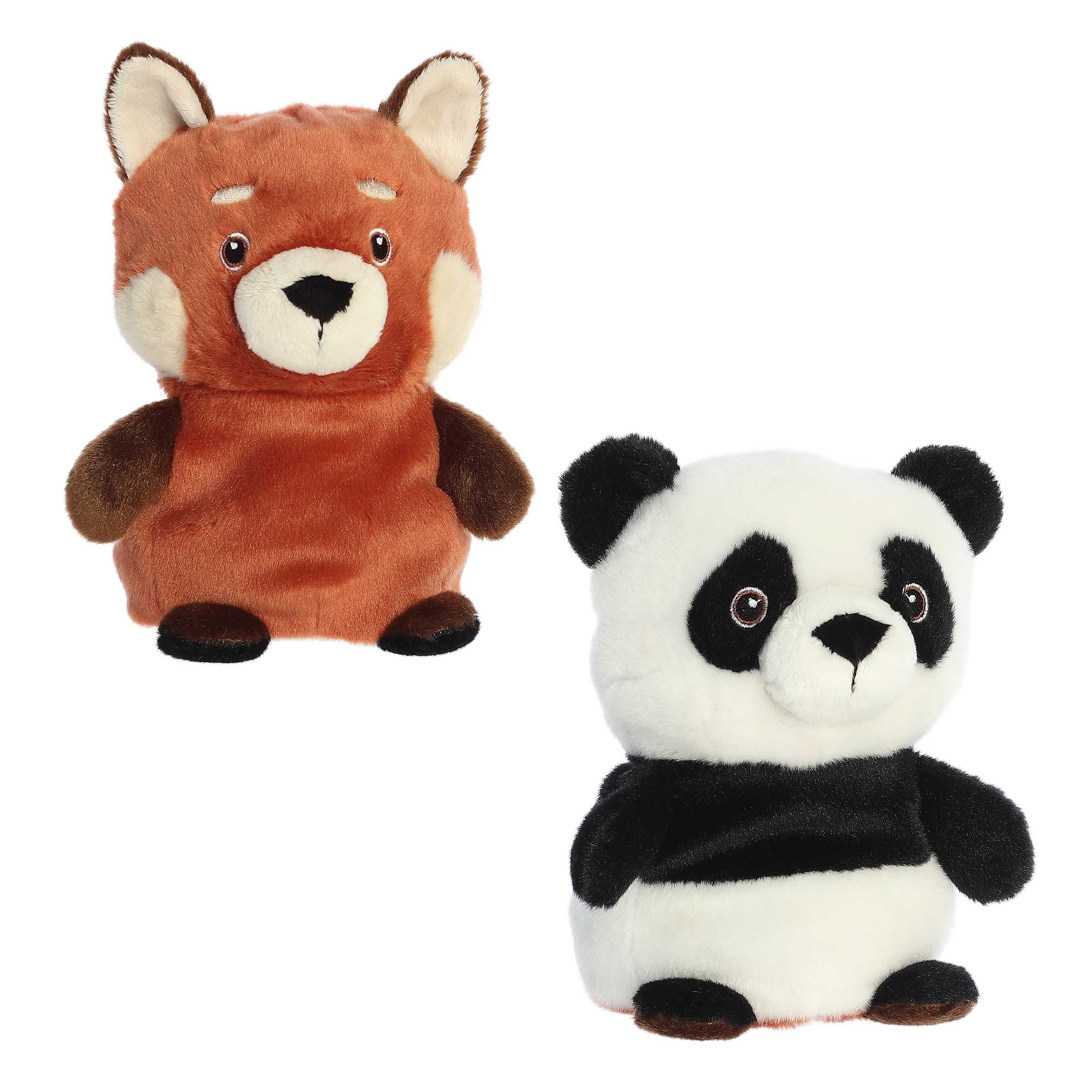 Aurora® - Eco Nation™ - Reversible Eco Pairs - 6.5" Red Panda and Panda