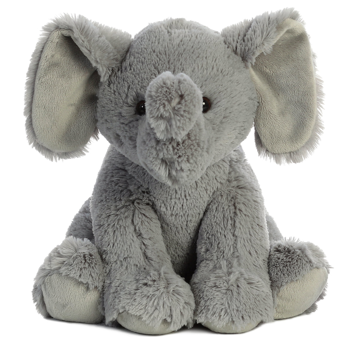 Aurora Elephant Plush with a lovable expression and cuddly body, ideal for comfort and collection.