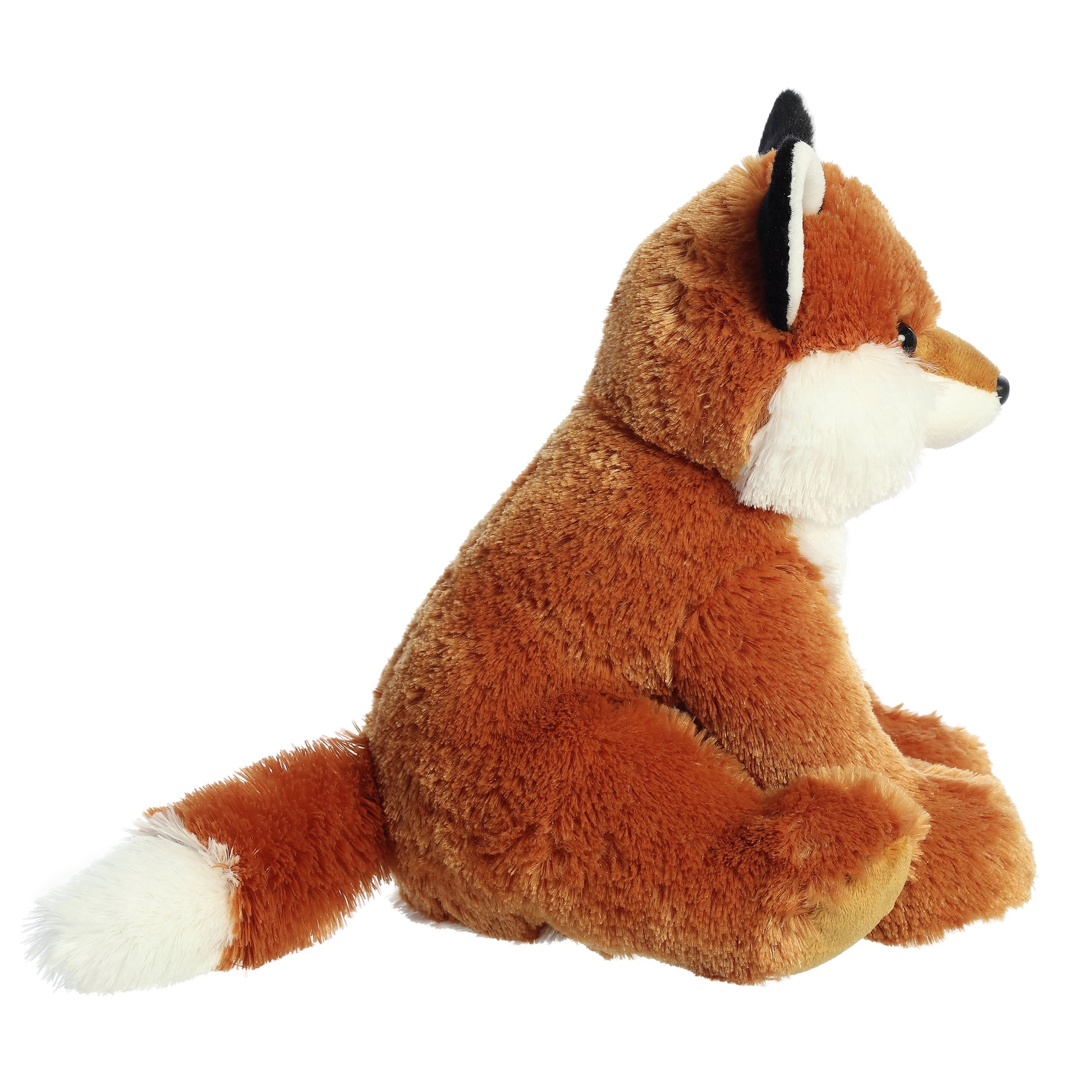 Animal Adventure Cute Soft Red Fox Plush Toy Stuffed Animal Bow shops Realistic Laying