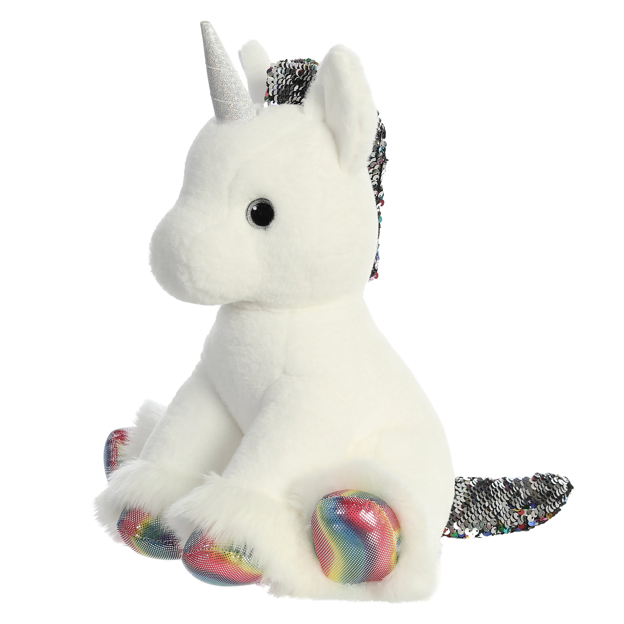 Aurora® - Shimmers - 13" Clouds Unicorn - White