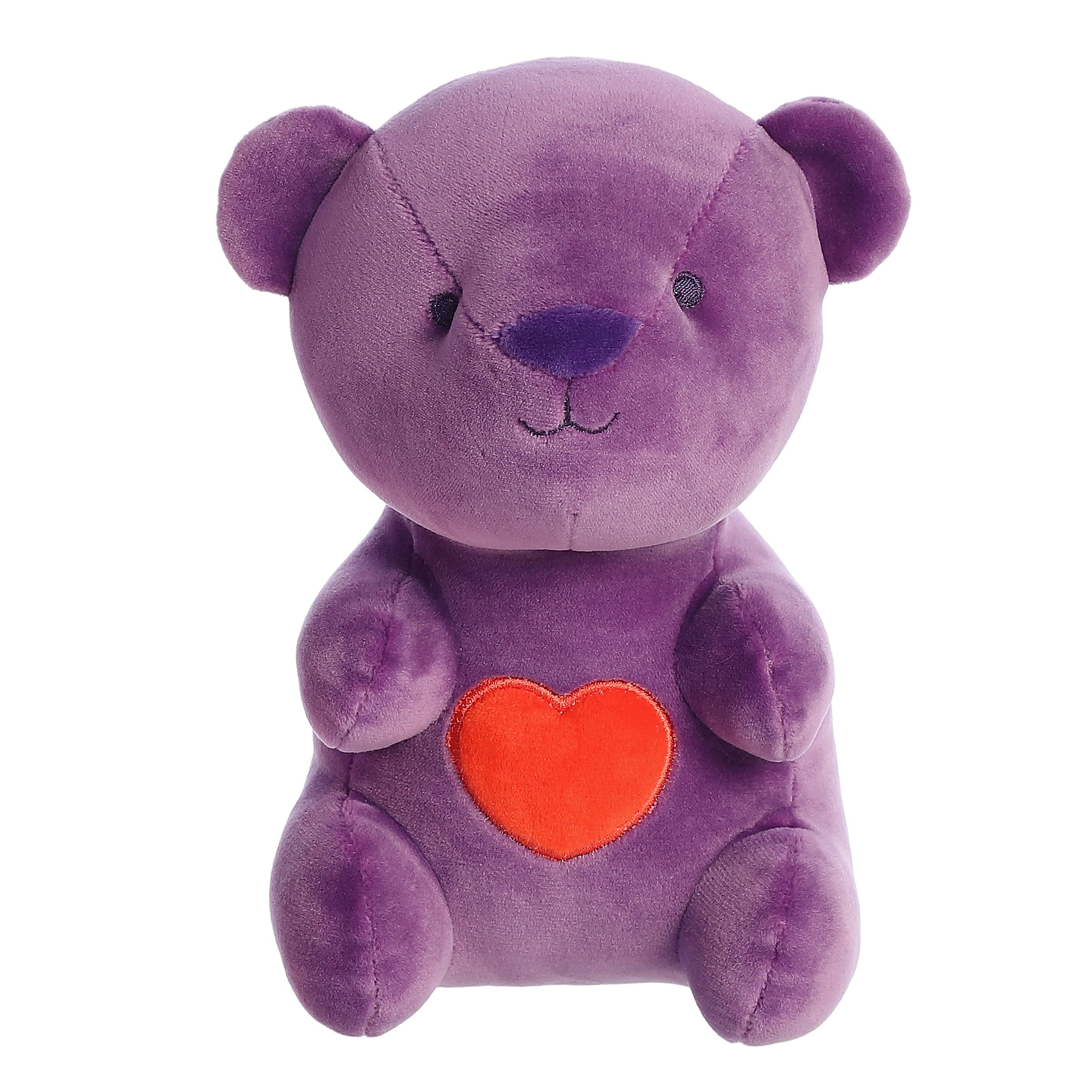 Aurora® - Valentine - 8" Yummy Heartbear - Purple