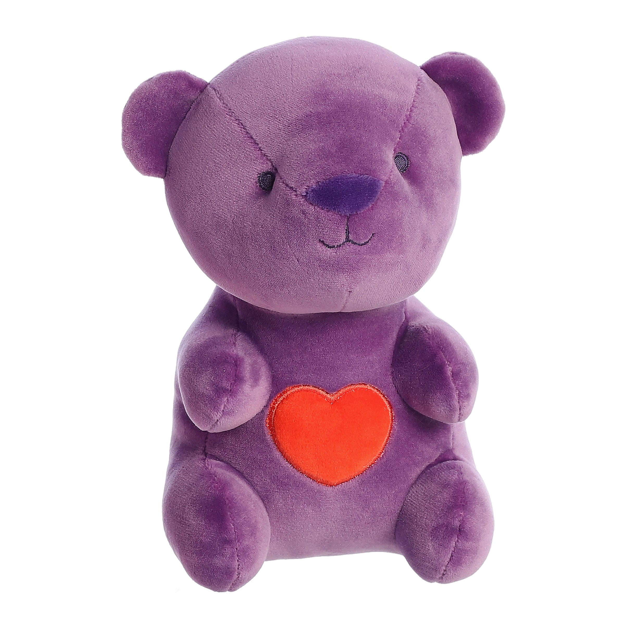 Aurora® - San Valentín - Yummy Heartbear de 8" - Púrpura