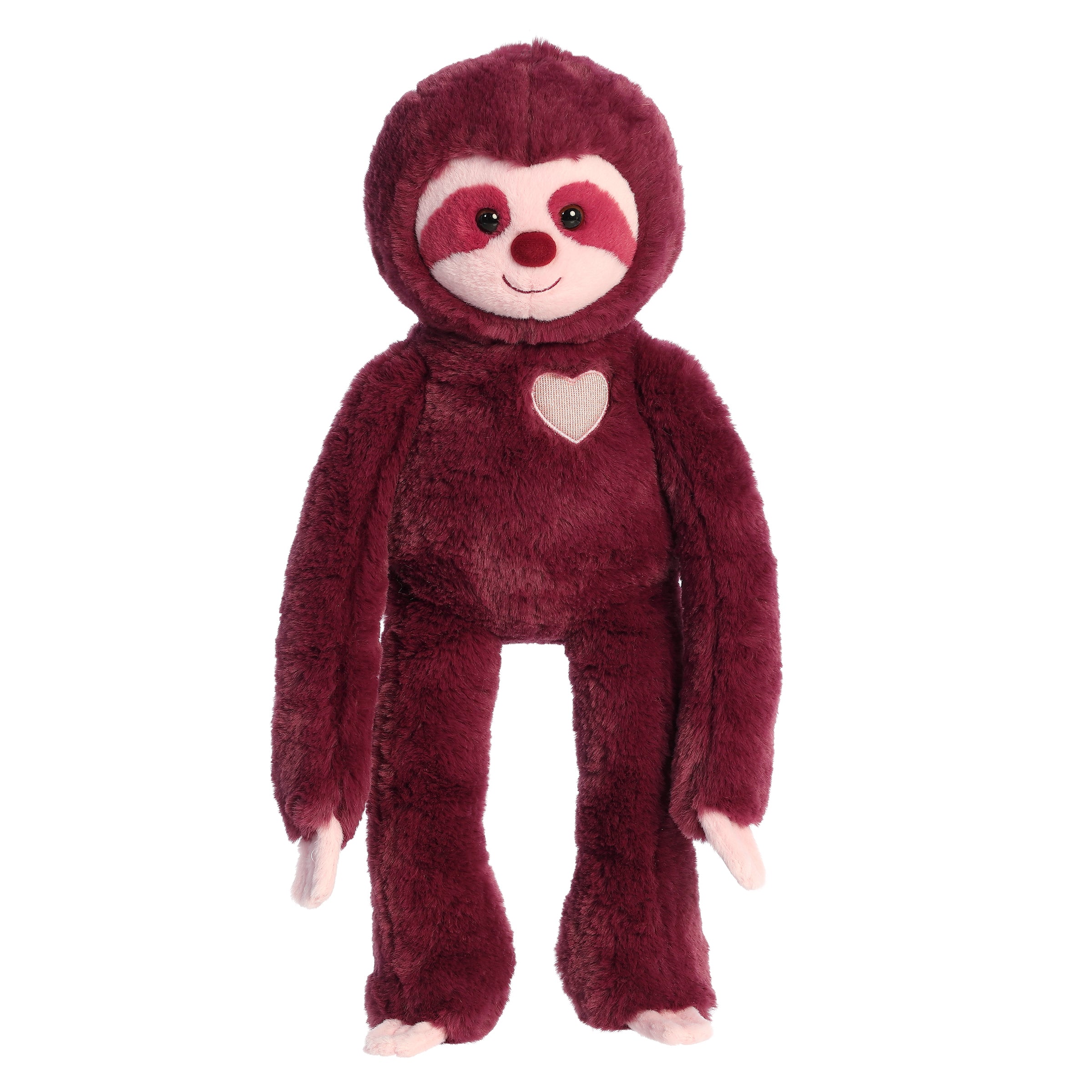Aurora® - Valentine - 20.5" Sweety Sloth - Amethyst