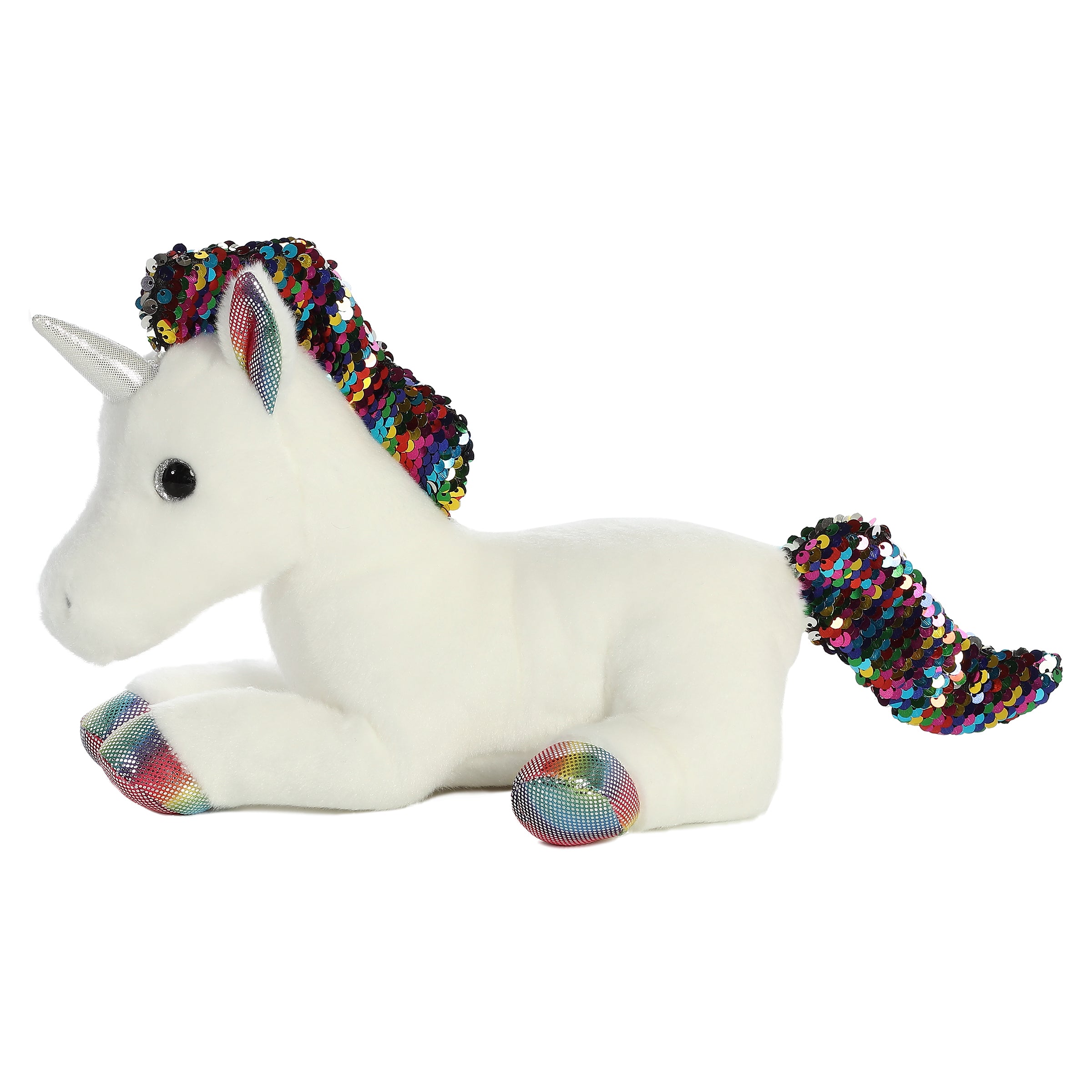 Aurora® - Shimmers - Unicornio arcoíris de 11"