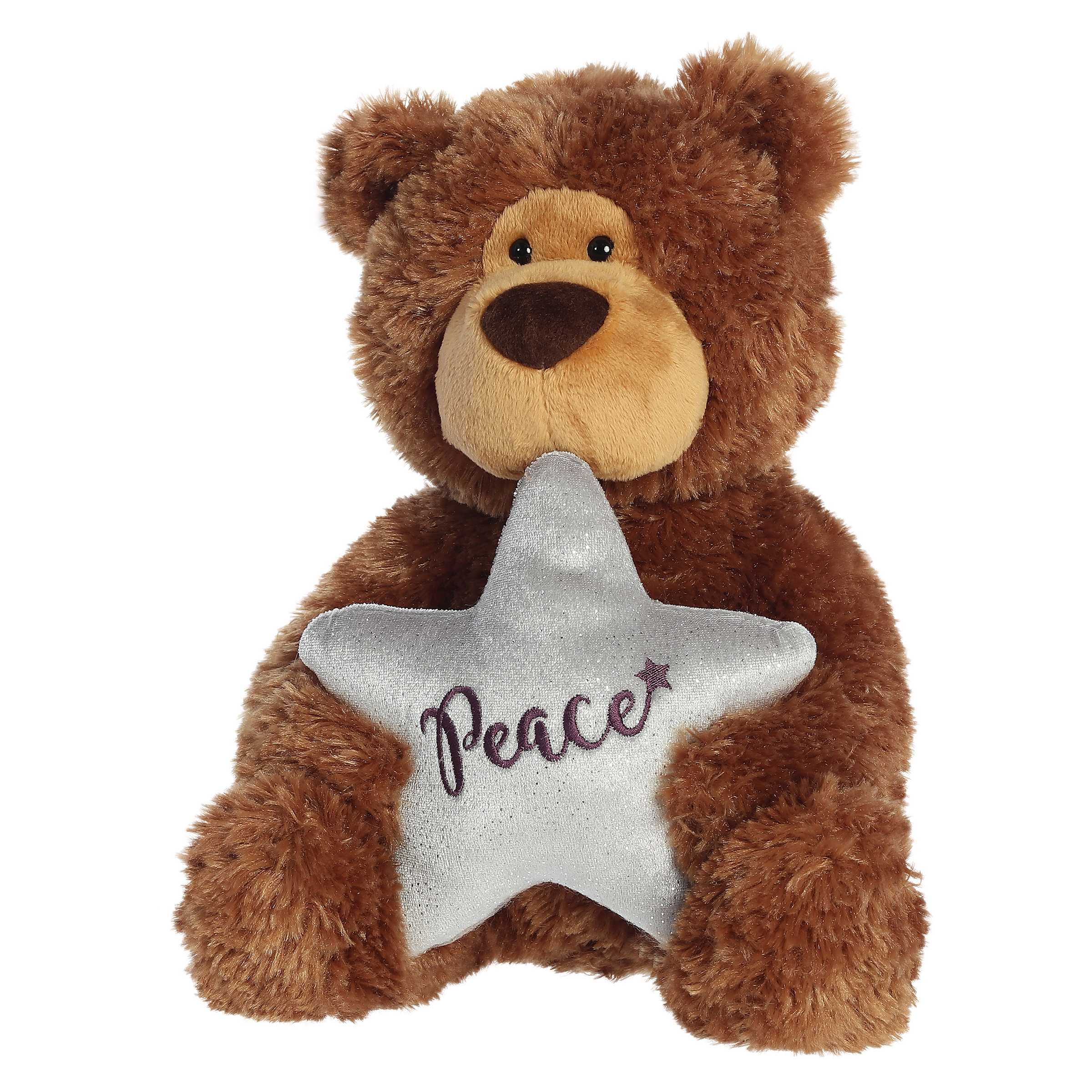 Aurora® - Día festivo - Peace Bear™ de 12"