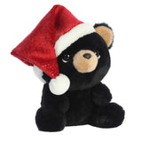 Aurora® - Holiday - Oversized Santa Hats - 11" Button Black Bear™
