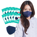 Aurora® - Dr. Smile K - Navy Blue Disposable Face Masks - S/M