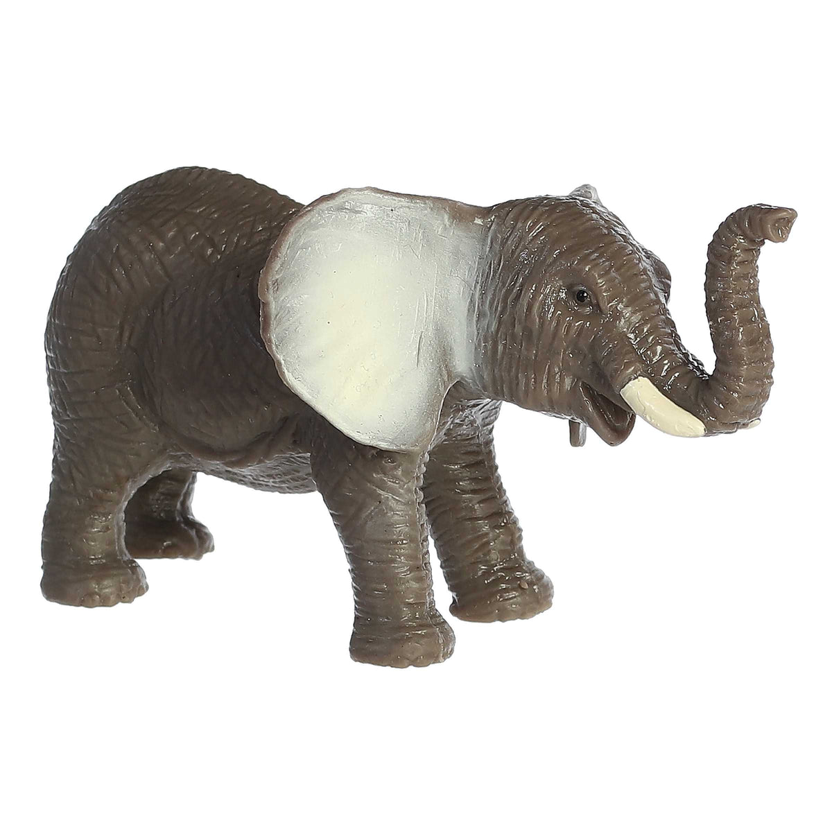 The Elephant Squish from Aurora Toys, with detailed grey elephant toy design and detailed texture