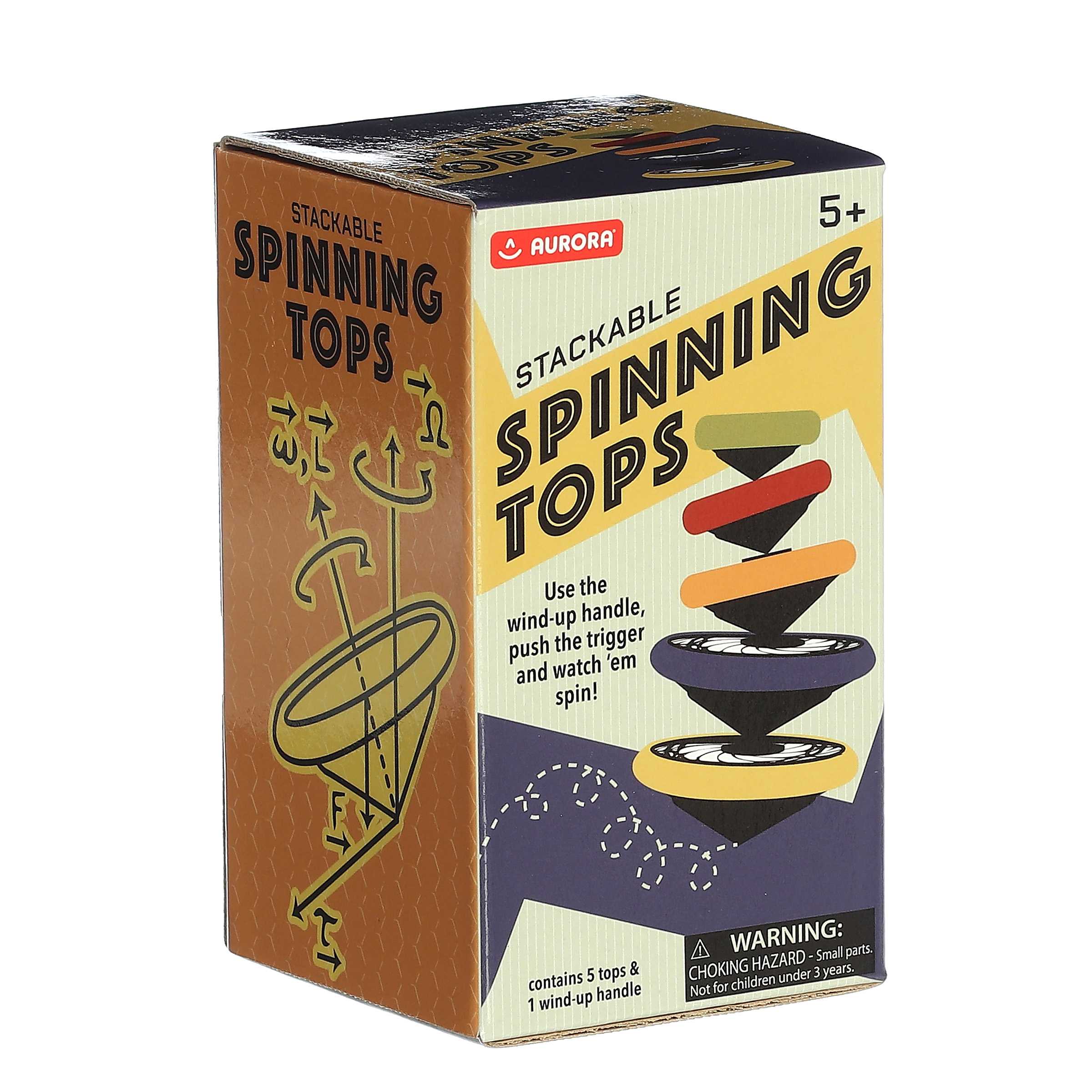 Aurora® Toys - Stackable Spinning Tops