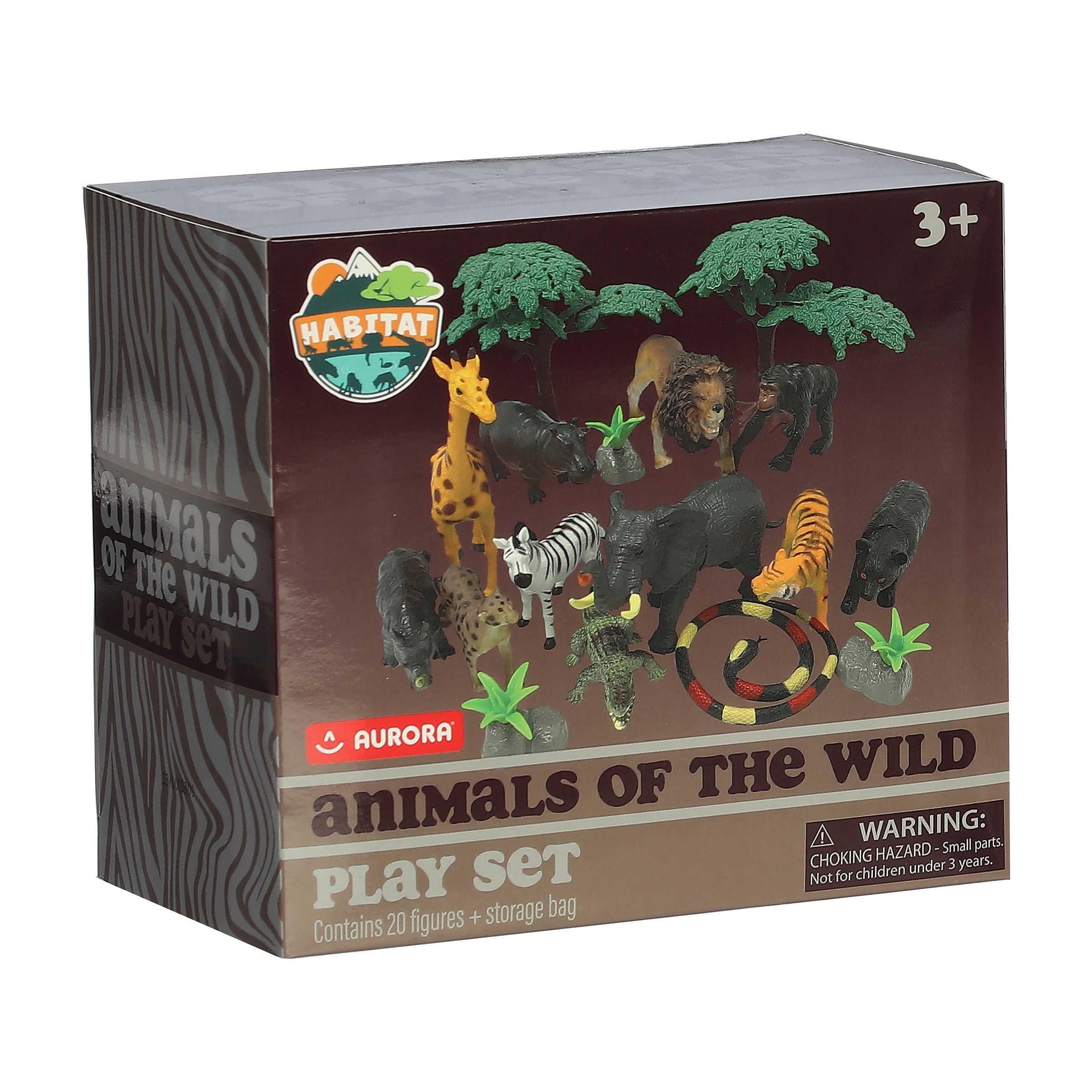Aurora® Toys - Habitat™ - Animals Of The Wild Play Set